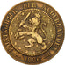 Münze, Niederlande, William III, 2-1/2 Cent, 1886, SS, Bronze, KM:108.1