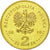 Coin, Poland, 2 Zlote, 2010, Warsaw, MS(63), Brass, KM:742