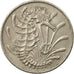 Moneta, Singapore, 10 Cents, 1968, Singapore Mint, BB, Rame-nichel, KM:3