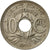 Moneta, Francja, Lindauer, 10 Centimes, 1917, Paris, EF(40-45), Miedź-Nikiel