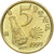 Moneda, España, Juan Carlos I, 5 Pesetas, 1993, Madrid, MBC, Aluminio - bronce