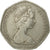 Moneda, Gran Bretaña, Elizabeth II, 50 New Pence, 1969, MBC, Cobre - níquel