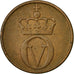 Coin, Norway, Olav V, 2 Öre, 1971, EF(40-45), Bronze, KM:410