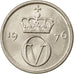 Moneda, Noruega, Olav V, 10 Öre, 1976, MBC, Cobre - níquel, KM:416