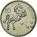 Moneda, Eslovenia, 10 Tolarjev, 2000, MBC, Cobre - níquel, KM:41