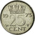 Monnaie, Pays-Bas, Juliana, 25 Cents, 1973, TTB, Nickel, KM:183