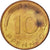 Moneda, ALEMANIA - REPÚBLICA FEDERAL, 10 Pfennig, 1986, Munich, EBC+, Latón