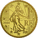 Moneta, Francja, 50 Euro Cent, 2001, Paris, MS(65-70), Mosiądz, KM:1287