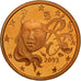 Moneta, Francja, Euro Cent, 2003, Paris, MS(65-70), Miedź platerowana stalą