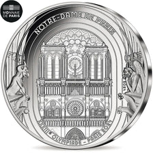 Francia, 10 Euro, Série Héritage, Série Héritage - Notre Dame De Paris