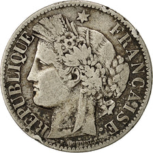 Coin, France, Cérès, 2 Francs, 1887, Paris, VF(30-35), Silver, KM:817.1