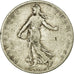 Moneda, Francia, Semeuse, 2 Francs, 1900, Paris, BC+, Plata, KM:845.1