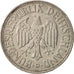 Coin, GERMANY - FEDERAL REPUBLIC, Mark, 1954, Munich, EF(40-45), Copper-nickel