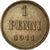 Moneda, Finlandia, Nicholas II, Penni, 1911, MBC, Cobre, KM:13