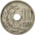 Monnaie, Belgique, 10 Centimes, 1921, TTB, Copper-nickel, KM:85.2