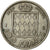 Monaco, Rainier III, 100 Francs, Cent, 1956, EF(40-45), Copper-nickel, KM:134