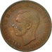 Coin, Great Britain, George VI, Penny, 1947, VF(20-25), Bronze, KM:845