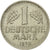 Coin, GERMANY - FEDERAL REPUBLIC, Mark, 1950, Munich, EF(40-45), Copper-nickel