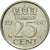 Munten, Nederland, Juliana, 25 Cents, 1980, ZF, Nickel, KM:183