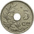 Moneda, Bélgica, 5 Centimes, 1931, MBC, Níquel - latón, KM:94