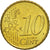 Holandia, 10 Euro Cent, 1999, Utrecht, MS(65-70), Mosiądz, KM:237