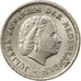 Munten, Nederland, Juliana, 10 Cents, 1966, ZF, Nickel, KM:182