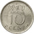 Munten, Nederland, Juliana, 10 Cents, 1966, ZF, Nickel, KM:182