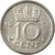 Munten, Nederland, Juliana, 10 Cents, 1974, ZF, Nickel, KM:182