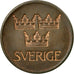 Munten, Zweden, Gustaf VI, 5 Öre, 1972, ZF, Bronze, KM:845