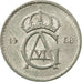 Munten, Zweden, Gustaf VI, 10 Öre, 1968, ZF, Copper-nickel, KM:835