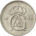 Munten, Zweden, Gustaf VI, 10 Öre, 1972, ZF, Copper-nickel, KM:835