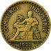 Moneda, Francia, Chambre de commerce, 2 Francs, 1923, Paris, MBC, Aluminio -