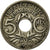 Monnaie, France, Lindauer, 5 Centimes, 1919, TTB, Copper-nickel, Gadoury:169