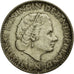 Munten, Nederland, Juliana, Gulden, 1955, FR+, Zilver, KM:184