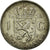 Munten, Nederland, Juliana, Gulden, 1956, ZF, Zilver, KM:184