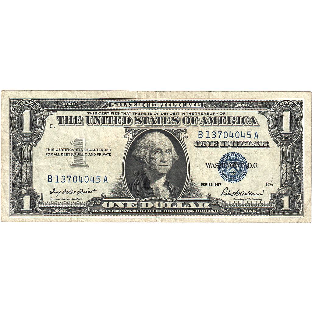 Banknote United States 1 Dollar 1957 EF(40-45) – Numiscorner.com