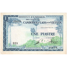 FRENCH INDO-CHINA, 1 Piastre = 1 Dong, 1954, KM:105, UNC(63)