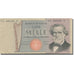 Banconote, Italia, 1000 Lire, 1969-1981, 1977-01-10, KM:101e, BB+