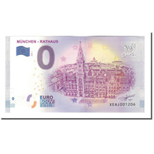 Germany, Tourist Banknote - 0 Euro, Germany - München - Rathaus - Nouvel Hôtel