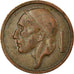 Coin, Belgium, 20 Centimes, 1958, EF(40-45), Bronze, KM:146