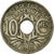 Moneta, Francja, Lindauer, 10 Centimes, 1917, Paris, VF(30-35), Miedź-Nikiel