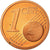 Francja, Euro Cent, 2000, Paris, BE, MS(65-70), Miedź platerowana stalą