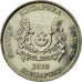 Moneta, Singapore, 20 Cents, 2010, Singapore Mint, BB, Rame-nichel, KM:101