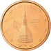 Italië, 2 Euro Cent, 2003, UNC-, Copper Plated Steel, KM:211