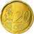 Italy, 20 Euro Cent, 2008, MS(63), Brass, KM:248