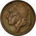 Coin, Belgium, Baudouin I, 50 Centimes, 1962, EF(40-45), Bronze, KM:148.1