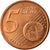 Greece, 5 Euro Cent, 2002, EF(40-45), Copper Plated Steel, KM:183