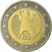 Niemcy - RFN, 2 Euro, 2002, Stuttgart, EF(40-45), Bimetaliczny, KM:214