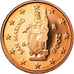 San Marino, 2 Euro Cent, 2008, Proof, MS(65-70), Copper Plated Steel, KM:441