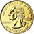 Moneta, Stati Uniti, Delaware, Quarter, 1999, U.S. Mint, Denver, gold-plated